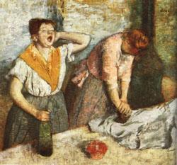 Edgar Degas The Laundresses oil painting image